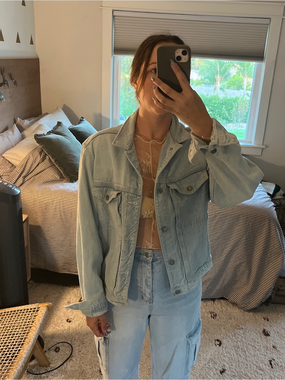 Vintage Calvin Klein Light Blue Denim Jacket